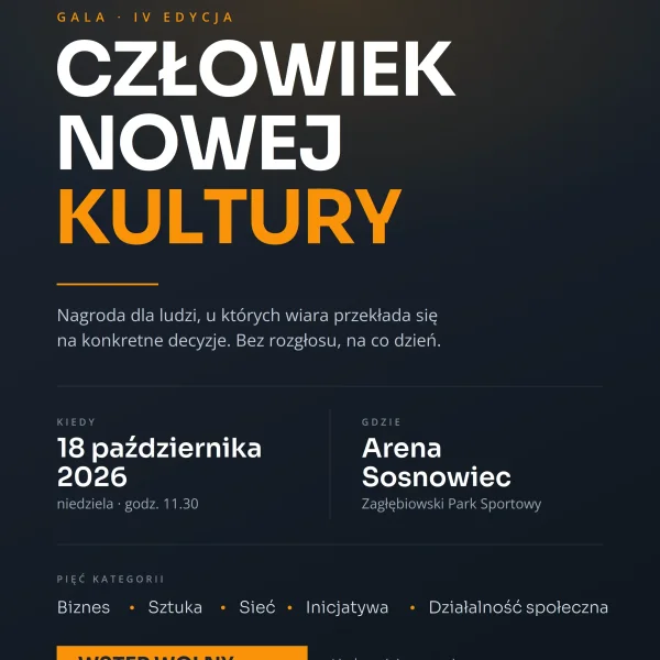 Gala Człowiek Nowej Kultury
